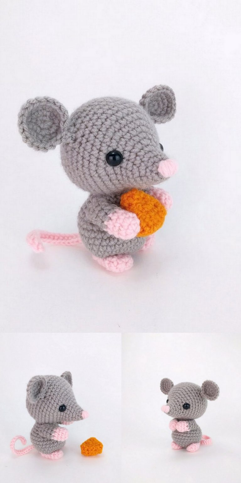 Amigurumi Grey Mouse Free Pattern - FREE AMİGURUMİ CROCHET