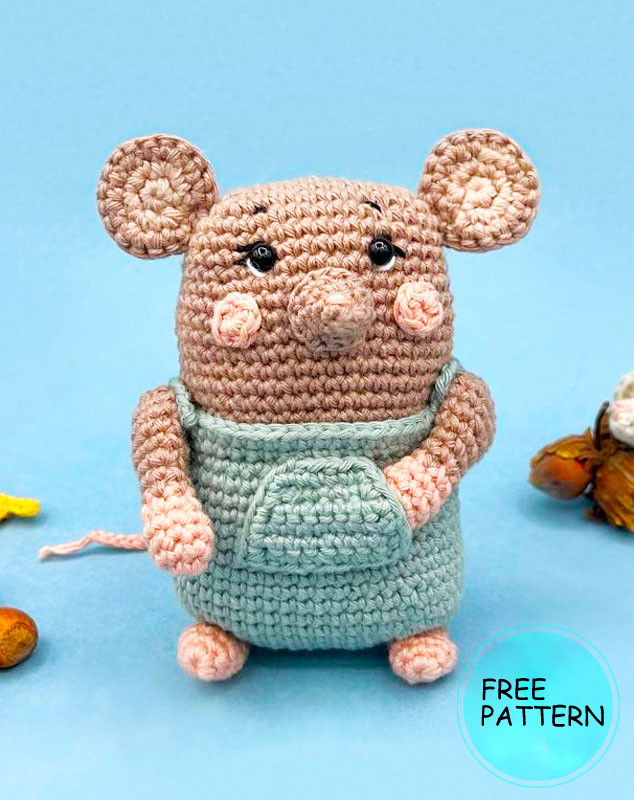 Amigurumi Mouse Gustavo Free Pattern-1