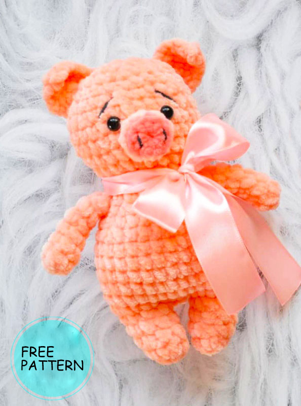 Amigurumi Plush Pig for Beginners Free Pattern-1