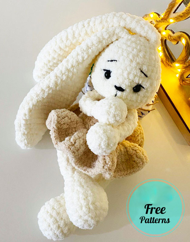 Amigurumi Lovely Plush Bunny Free Pattern-4