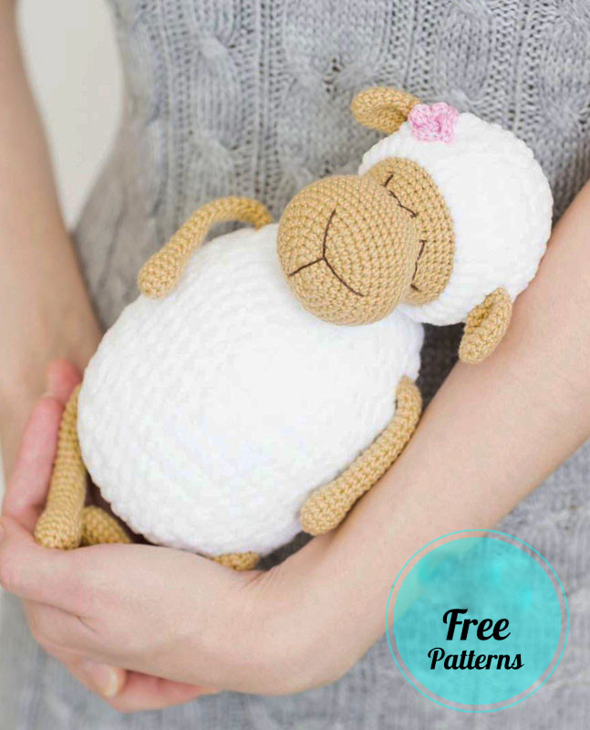 Amigurumi Plush Puffy Sheep Free Pattern-1