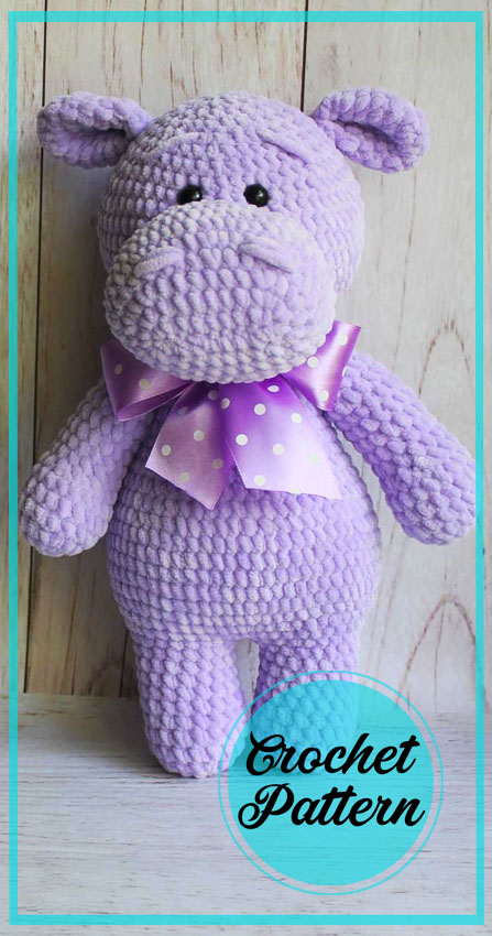 Amigurumi Purple Hippo Free Pattern-2