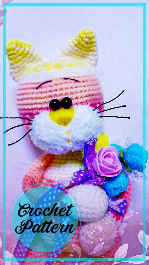 Amigurumi Rainbow Cat Free Pattern-2