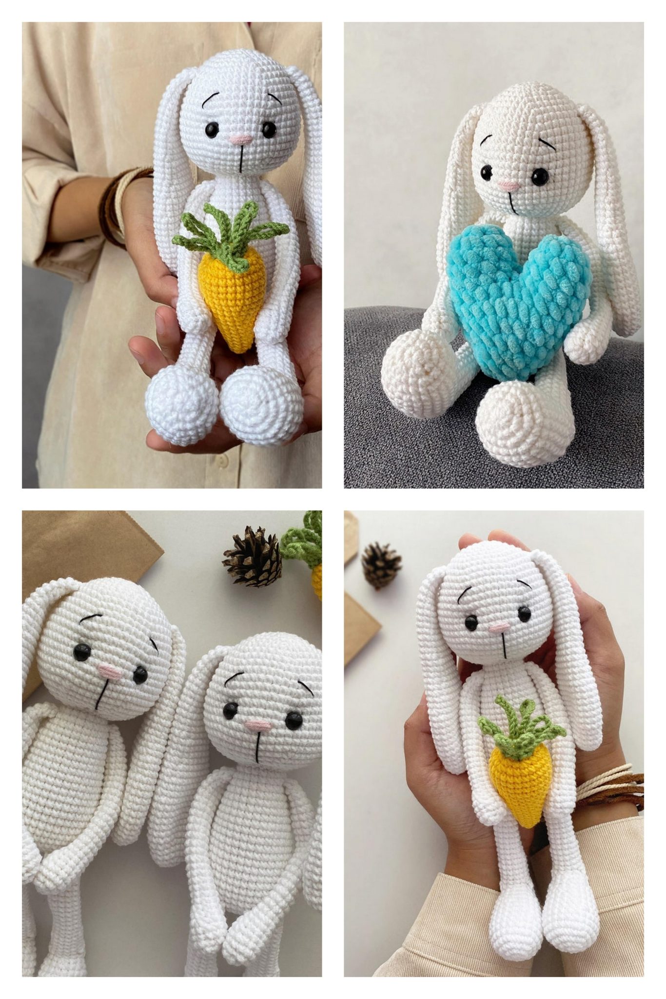 Amigurumi Big Floppy Ears Bunny Free Pattern1 FREE AMİGURUMİ CROCHET