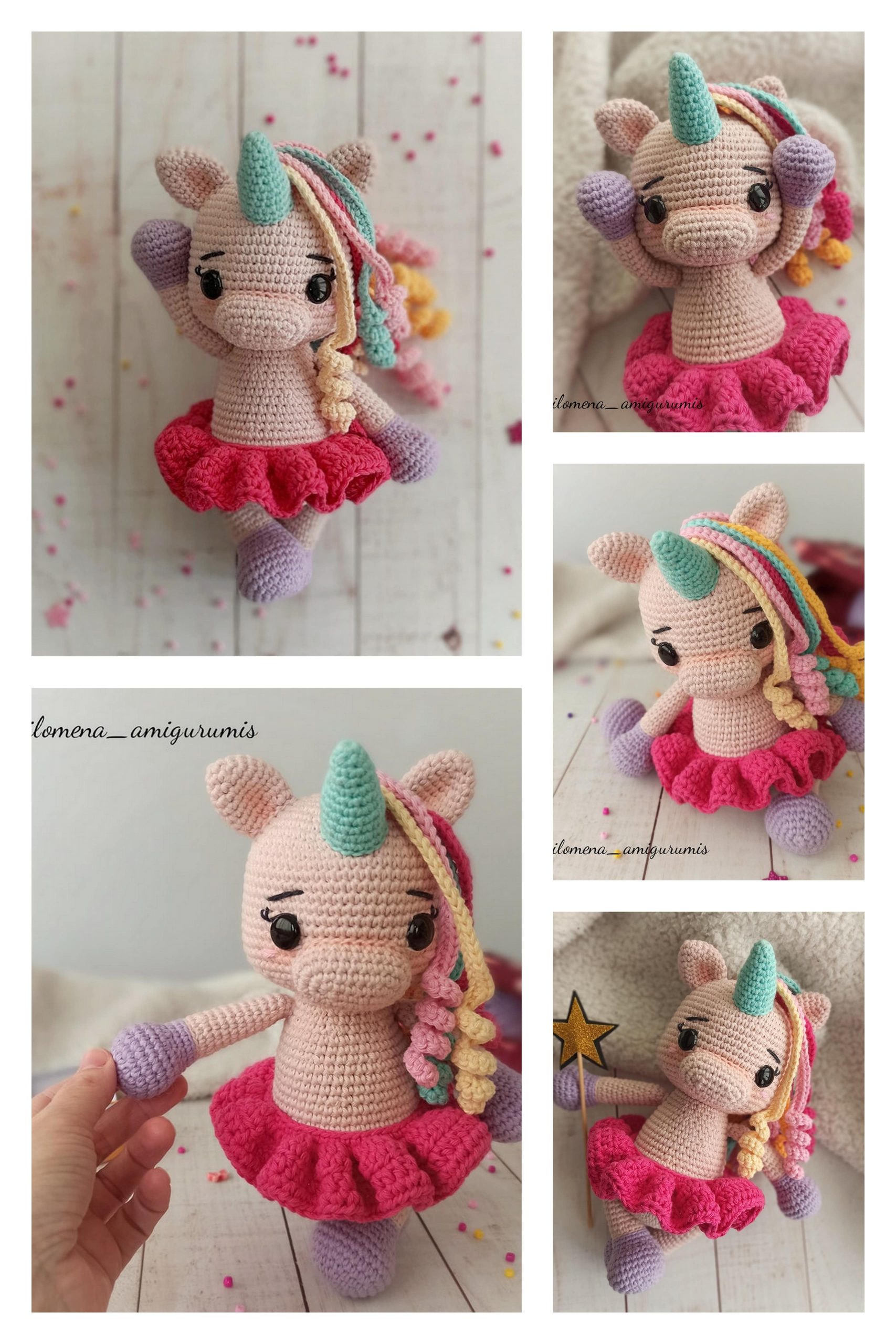 Amigurumi Cute Unicorn Free Pattern-1 - FREE AMİGURUMİ CROCHET