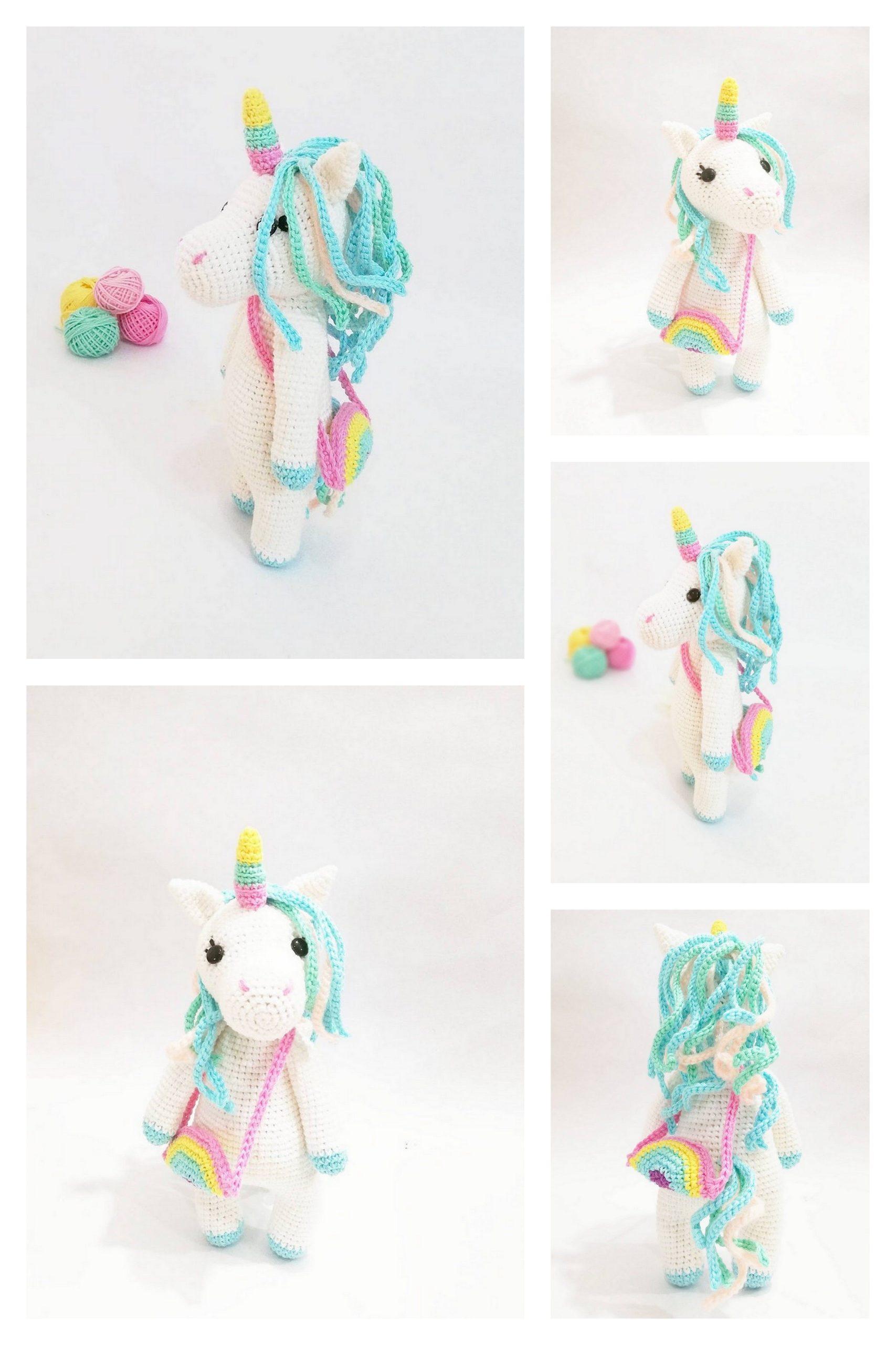 Amigurumi Cute Unicorn Free Pattern-1 - FREE AMİGURUMİ CROCHET