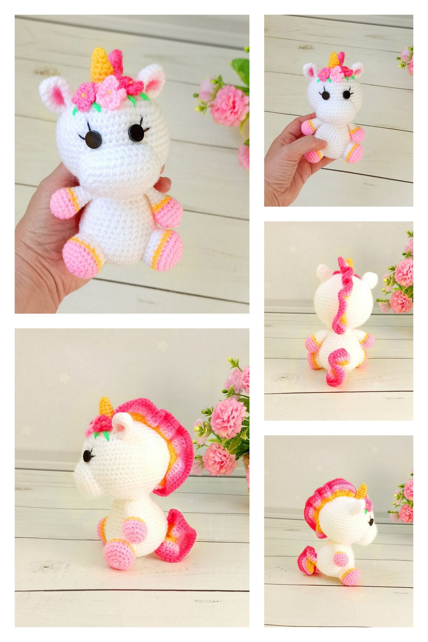 Amigurumi Cute Unicorn Free Pattern-1 - FREE AMİGURUMİ CROCHET