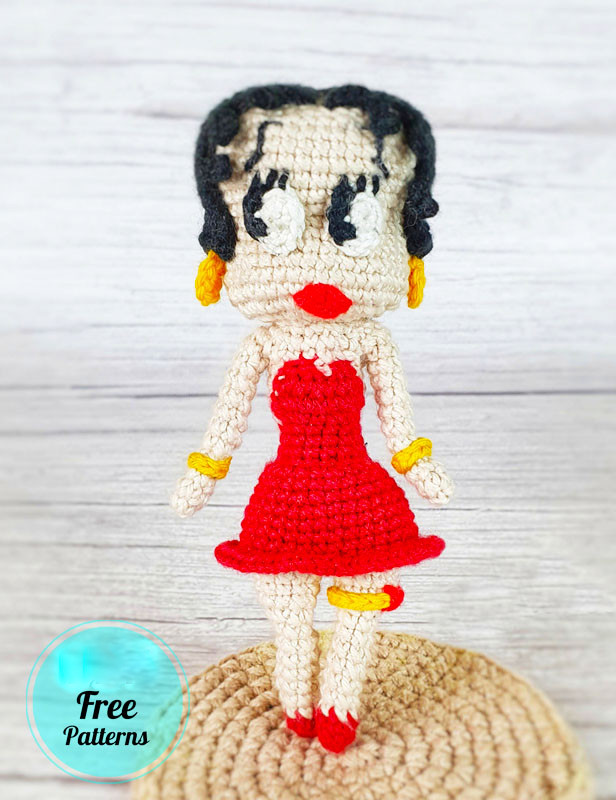 Amigurumi Betty Boop Doll Free Pattern-1 - FREE AMİGURUMİ CROCHET