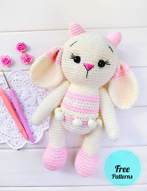 Amigurumi Bunny and Sheep Lou Free Pattern-1