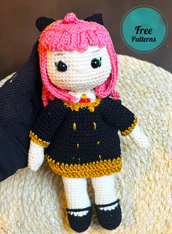 Amigurumi Doll Anya Free Pattern-4