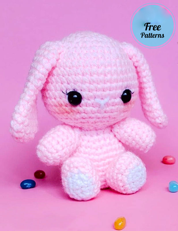 Amigurumi Easter Pink Bunny Free Pattern-3