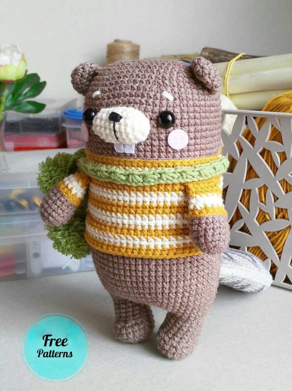 Amigurumi Crochet Little Bear Free Pattern-2