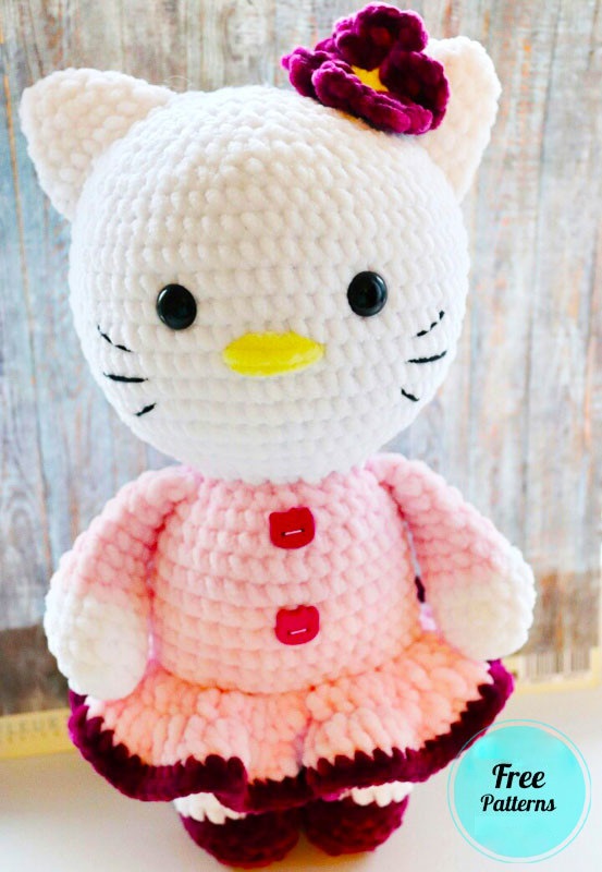 Amigurumi Cute Hello Kitty Free Pattern-1