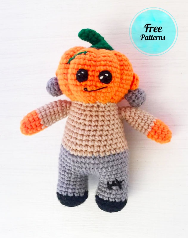 Amigurumi Pumpkin Doll Free Pattern-1