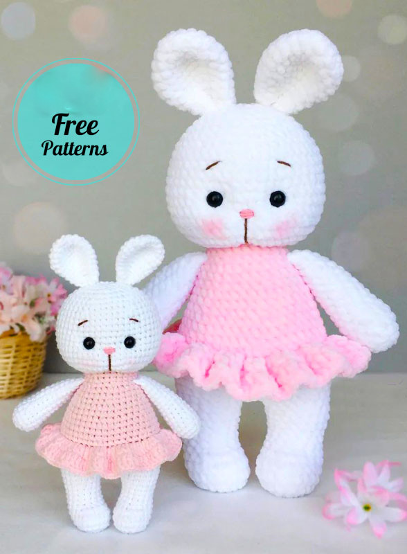 Amigurumi Bunny in a Dress Free Pattern-4