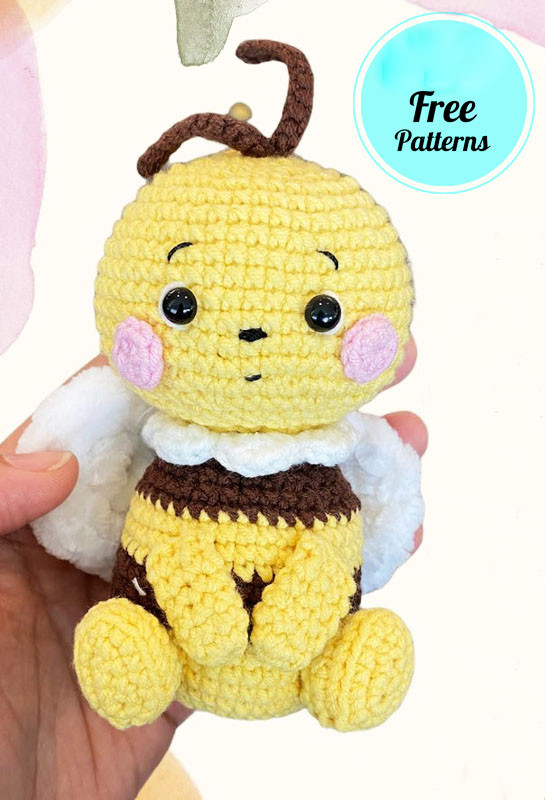 Amigurumi Cute Bee Free Pattern-2