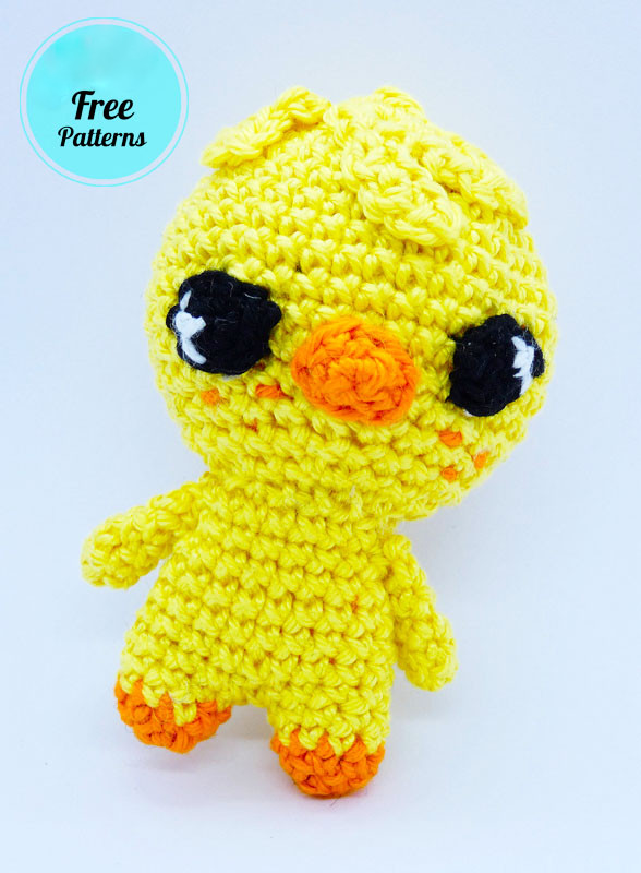 Amigurumi Cute Chick Flix Free Pattern-3