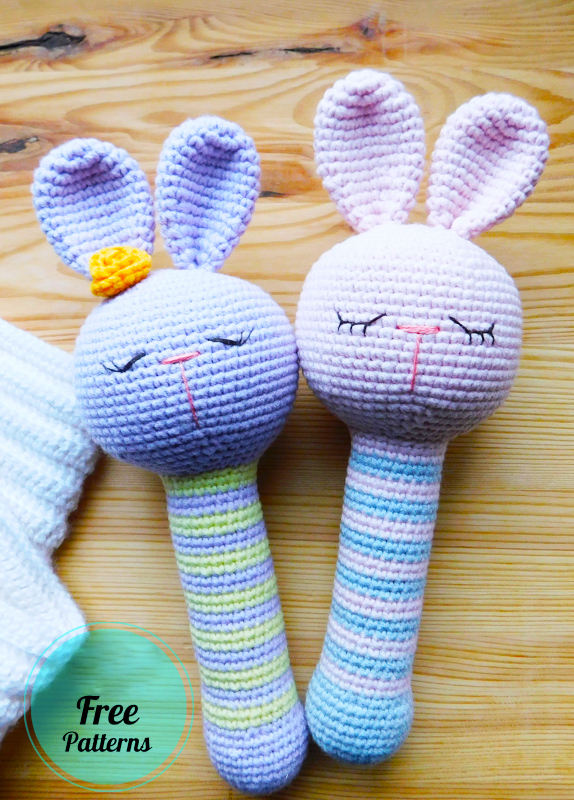 Amigurumi Rattle Bunny Free Pattern-3