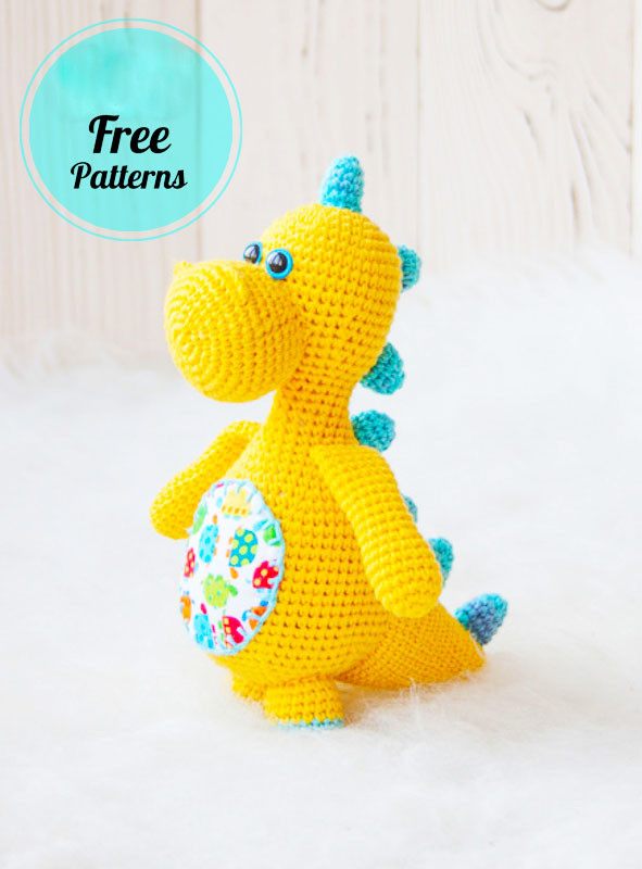 Amigurumi Crochet Dragon Free Pattern-1