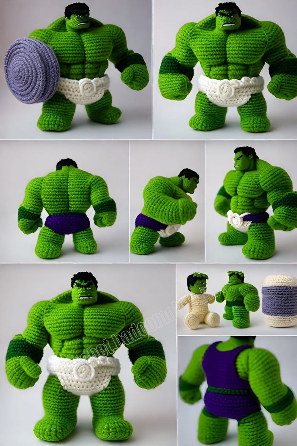 Amigurumi Crochet Hulk Doll Free Pattern1 FREE AMİGURUMİ CROCHET