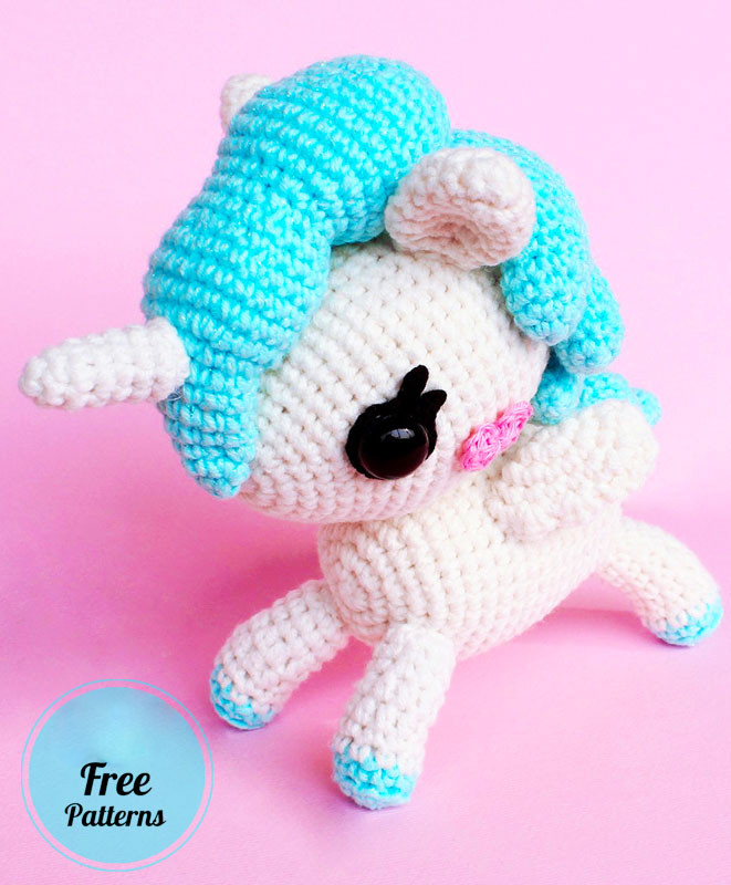 Amigurumi Cute Crochet Unicorn Free Pattern-1