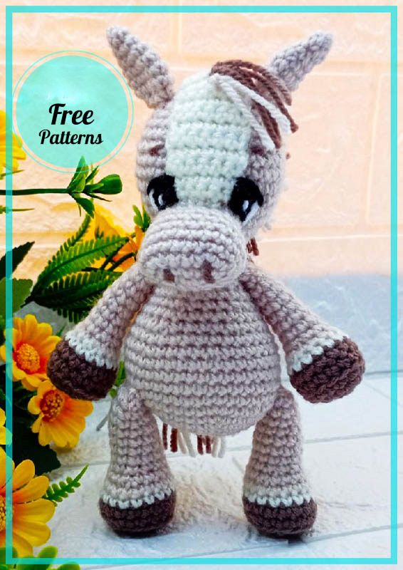 Amigurumi Cute Donkey Free Pattern-2