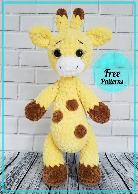 Amigurumi Plush Velvet Giraffe Free Pattern-1
