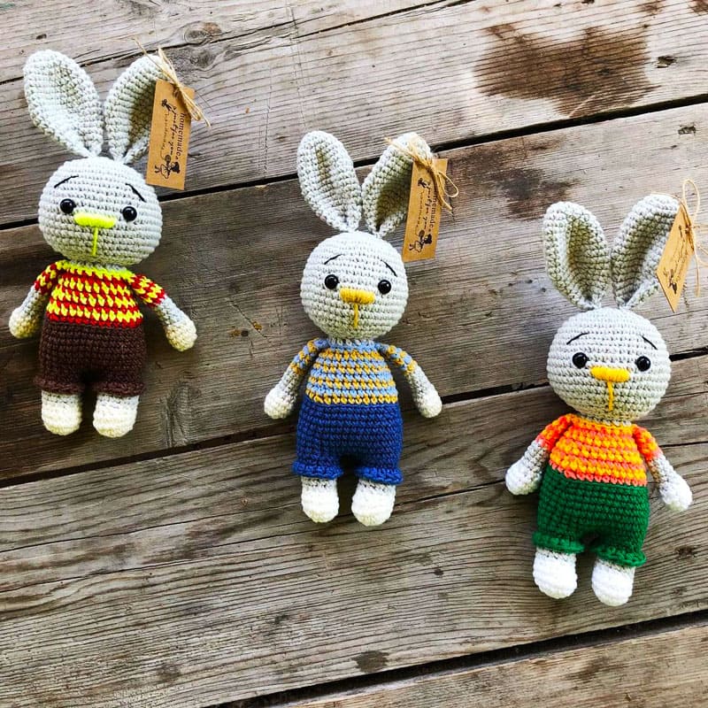 Amigurumi Crochet Bunny Pierre Free Pattern-3