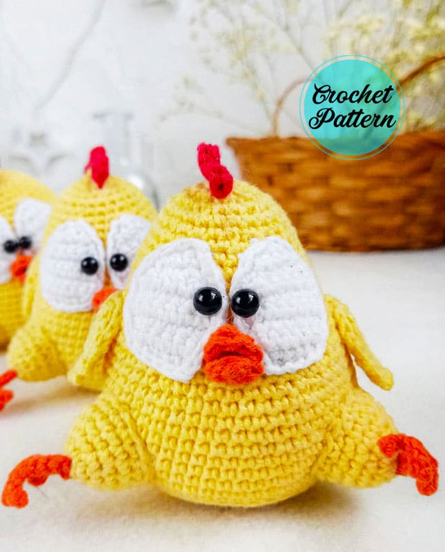 Amigurumi Crochet Chicken Chick Free Pattern-1