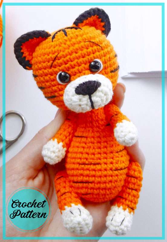 Amigurumi Crochet Freddie the Tiger Free Pattern-1