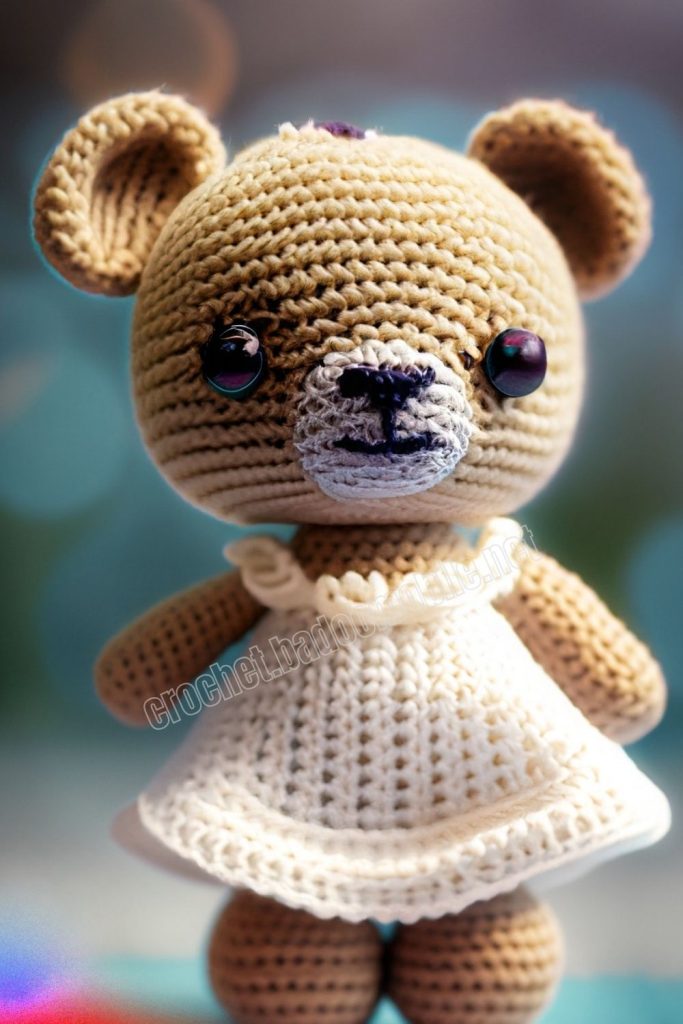 Amigurumi Crochet Mini Teddy Bear Free Pattern-4 - FREE AMİGURUMİ CROCHET