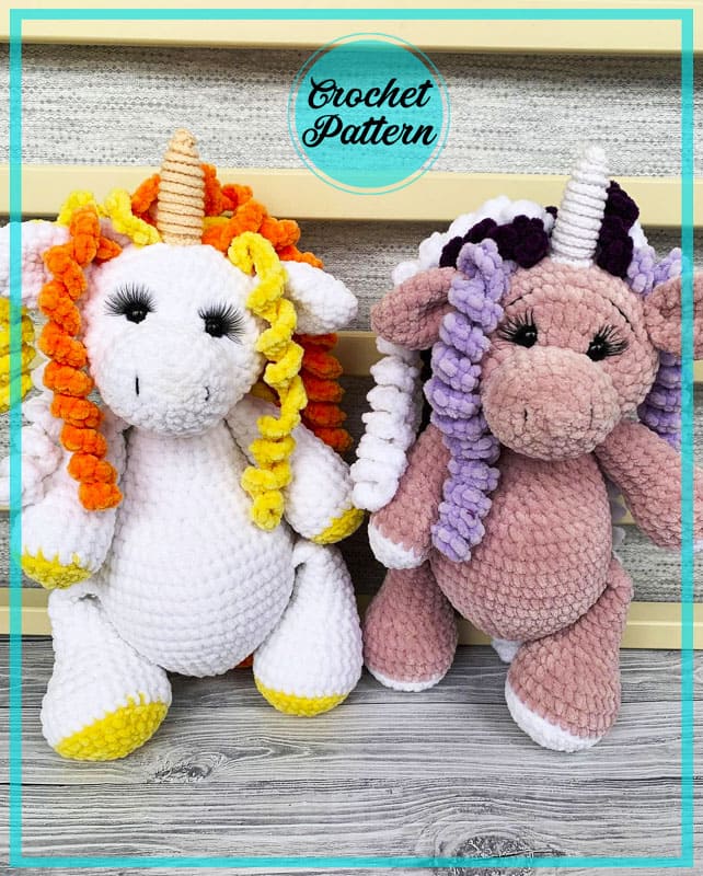 Amigurumi Lelia the Crochet Unicorn Free Pattern-1