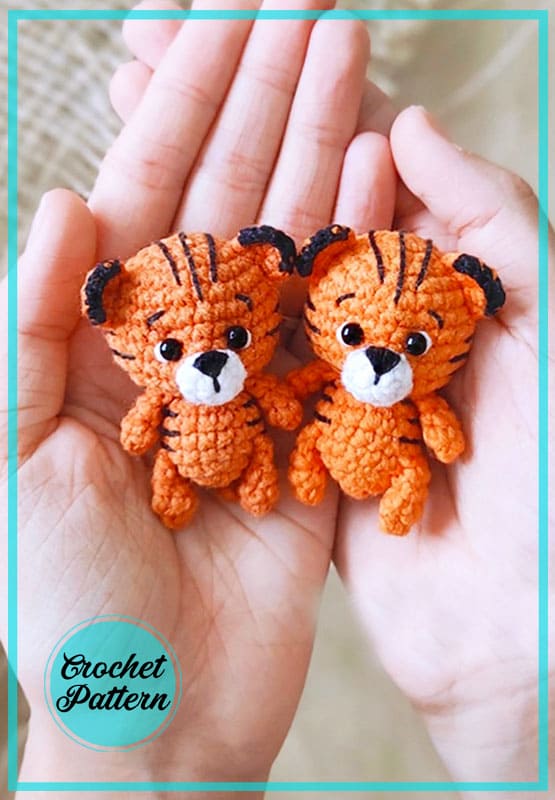 Amigurumi Mini Crochet Tiger Free Pattern-1