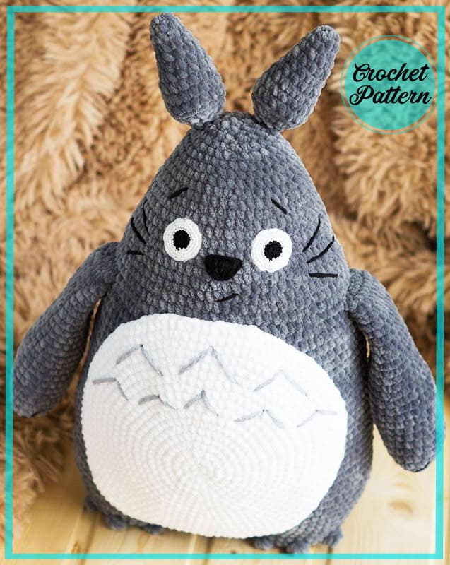 Amigurumi Plush Crochet Totoro Free Pattern-1