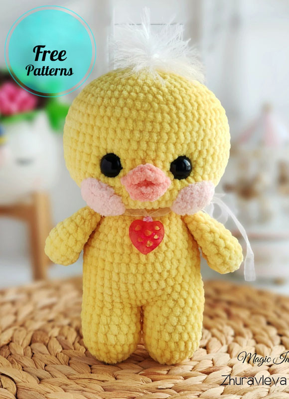 Amigurumi Plush Lalafanfan Duck Free Pattern-1