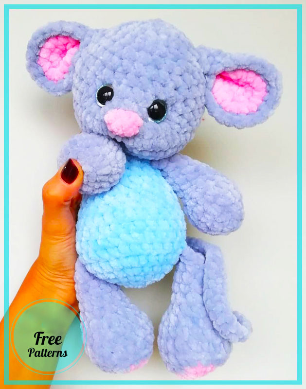 Amigurumi Plush Velvet Mouse Free Pattern-2