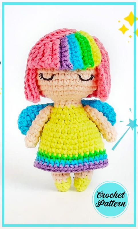Amigurumi Rainbow Fairy Doll Free Pattern-1