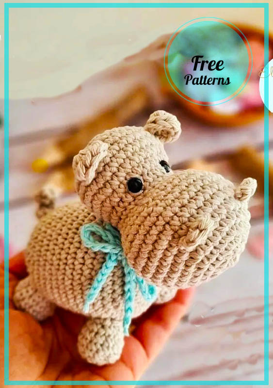 Amigurumi Small Hippo Free Pattern-2