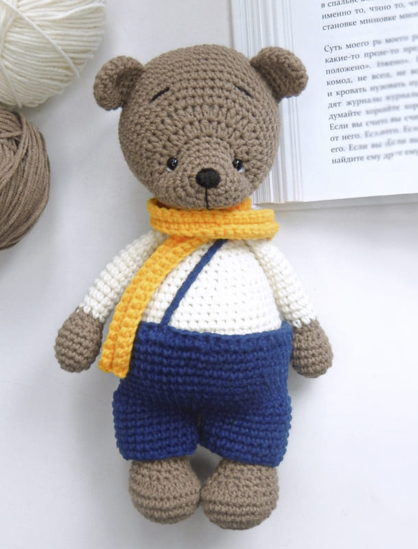 Amigurumi Barney the Bear Free Pattern-1