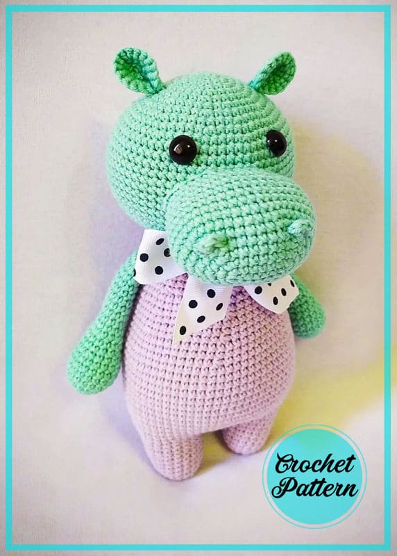 Amigurumi Crochet Hippo Gosh Free Pattern-1