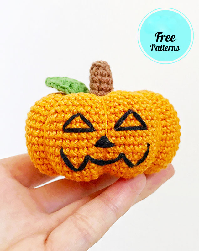 Amigurumi Easy Halloween Pumkin Crochet Free Pattern-1