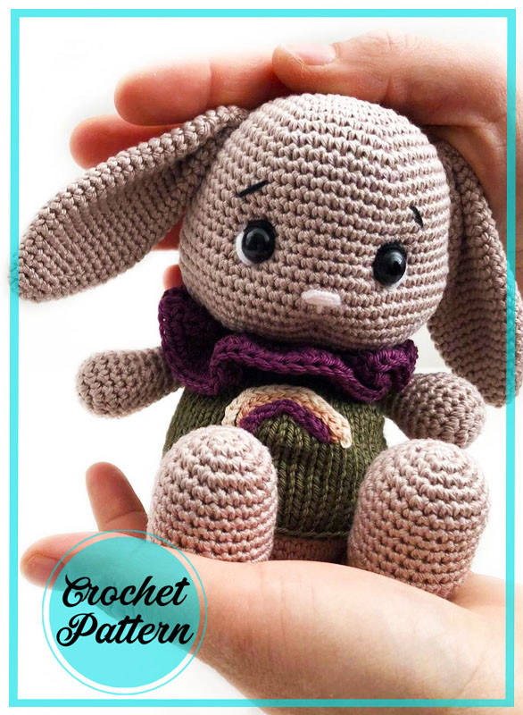 Amigurumi Little Chubby Bunny Free Crochet  Pattern-3