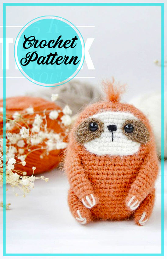 Amigurumi Little Sloth Free Crochet Pattern-1