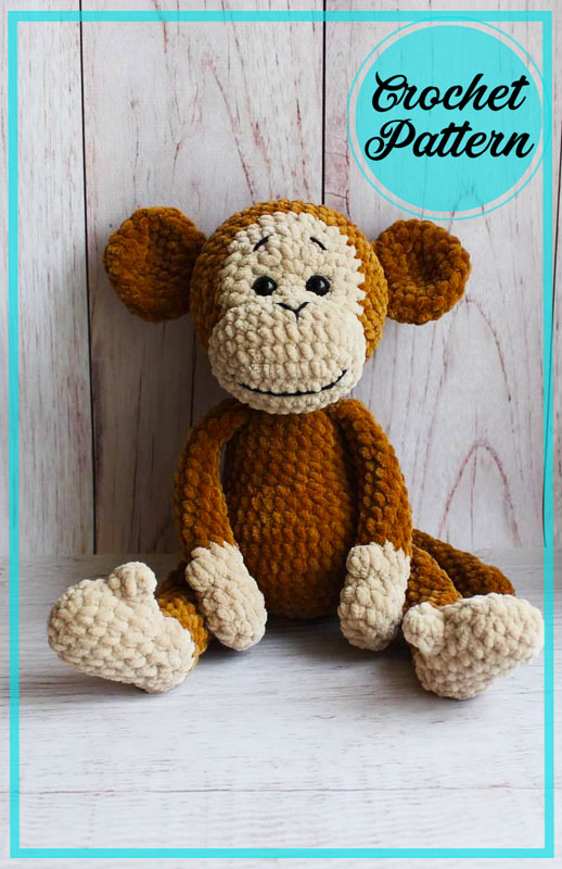 Amigurumi Plush Velvet Monkey Free Crochet Pattern-2