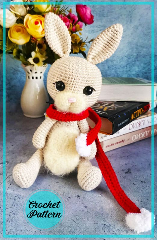 Amigurumi White Cute Bunny Free Crochet Pattern-1