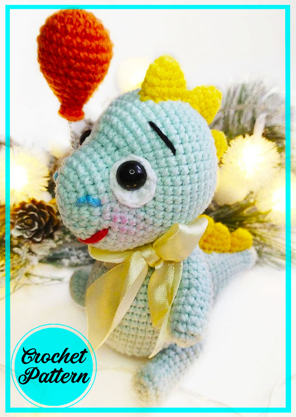 Amigurumi Crochet Baby Dinosaur Free Pattern-1