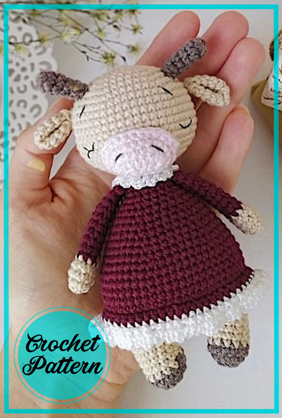 Amigurumi Crochet Zoya the Cow Free Pattern-1