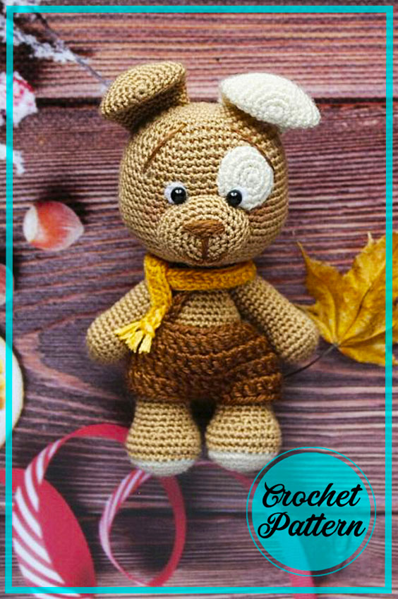 Amigurumi Cute Crochet Dog Free Pattern-1