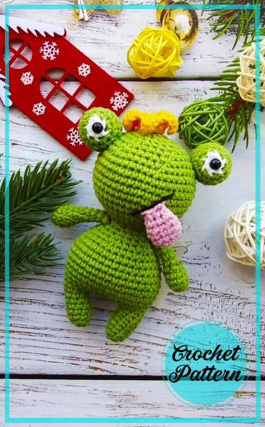 Amigurumi Fiona Crochet Frog Free Pattern-2