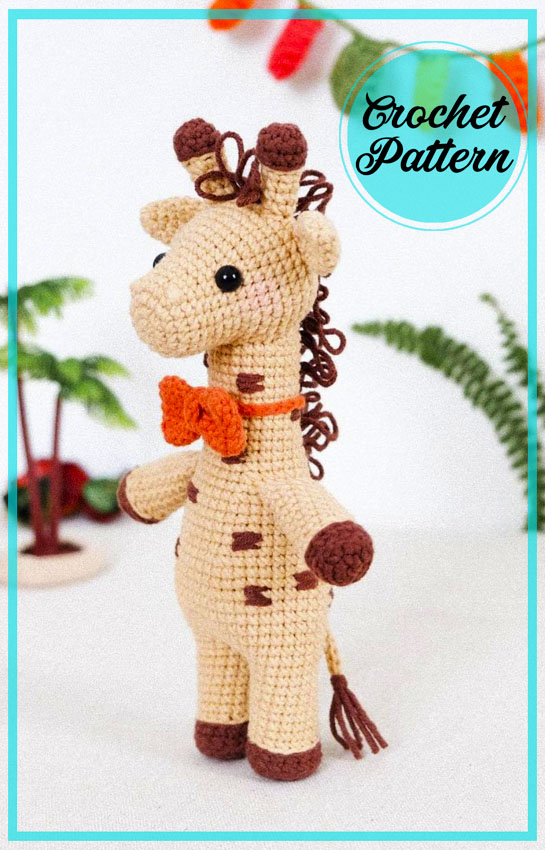 Amigurumi Giraffe Crochet Rafik Free Pattern-3